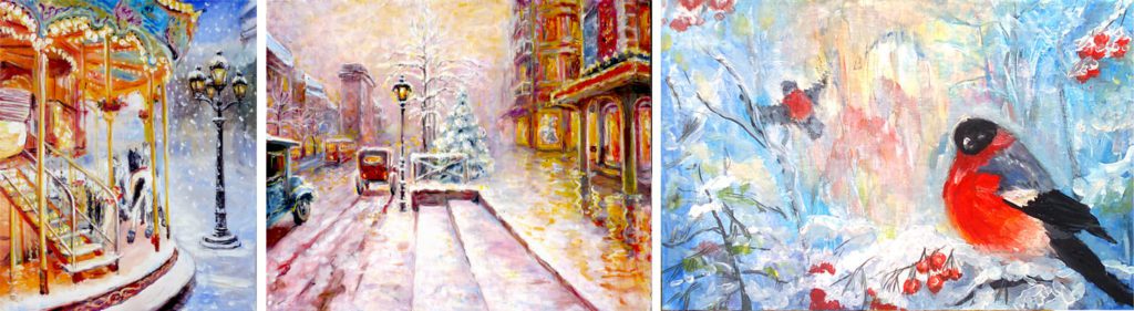 Картины с зимним сюжетом